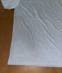 Gnasher Wolf Blue & Yellow Lightning Eyes Graphic Next Level Gray T-Shirt M