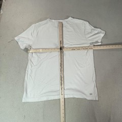Lacoste Sport Shirt Mens XL White Ultra Dry Crocodile Logo Graphic Tee Top