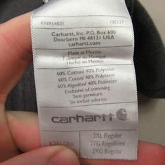 Carhartt Men’s 2XL Gray Long Sleeve T-Shirt Premier Environmental LLC Logo K231