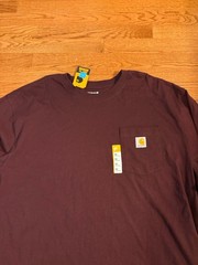 CARHARTT MENS 2XL LOOSE FIT HEAVYWEIGHT L/S NWT POCKET T-SHIRT