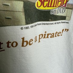 Vintage Seinfeld T-shirt I Don’t Want To Be A Pirate Puffy Shirt Episode Large