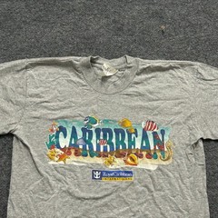 Royal Caribbean T-Shirt Mens Size M Gray Tropical Fish Graphic Cruise Panama