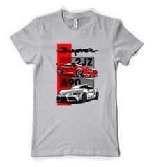 Japanese Supra Sportcar Classic Custom Car Personalised Unisex Adult T Shirt