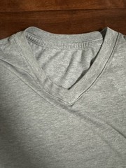 John Ashford V-neck Gray T-shirt Size S Men’s Short Sleeve