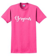 Gorgeous T-Shirt Short Sleeve Graphic Tee Unisex Apparel Custom Personalized