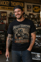 Mickey Thompson Drag Racing Vintage Hot Rod Speed Equipment T-Shirt