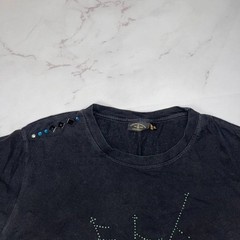 Christian Audigier T-shirt vintage Rhinestones print Ed hardy type y2k Size XL