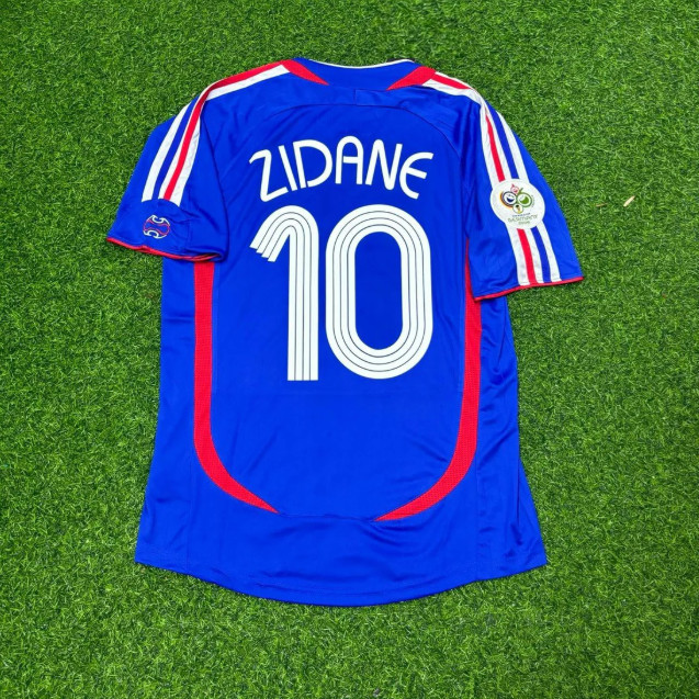 France 2006 World Cup Home Jersey – Zidane #10