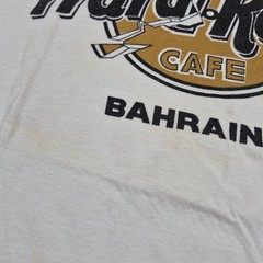 Vintage 90s Hard Rock Rugby World Cup Shirt Mens Medium White 1999 Bahrain