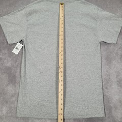 Smith’s Workwear Shirt Mens Medium Gray Crewneck Pocket Made USA Outdoor Casual