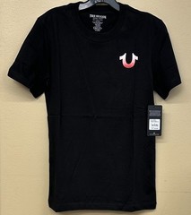 True Religion Men’s Gradient Buddha Tee Jet Black