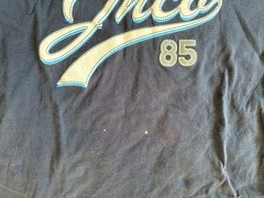 Vtg 90s JNCO Jeans Ringer Crown 85 Shirt Made in USA Skater Y2K XL 100% Cotton