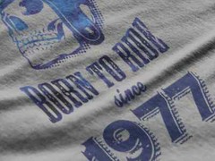 Men’s Graphic T-Shirt Born To Ride Since 1977 47th Birthday Anniversary 47 Year