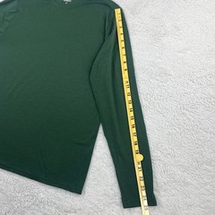 Quince Long Sleeve Crew Neck T-Shirt Men’s MEDIUM Green Lightweight Soft Knit