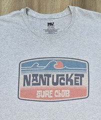 “Nantucket Surf Club” T-Shirt Mens Sz XXL, Lightweight, Surf Theme, MV Sport