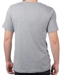 Nike Men’s Sportswear Embroidered Swoosh T-shirt Gray-Small