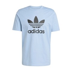 adidas Originals Adicolor Trefoil Tee Shirt JY3758 Light Blue Mens New Sz S, M