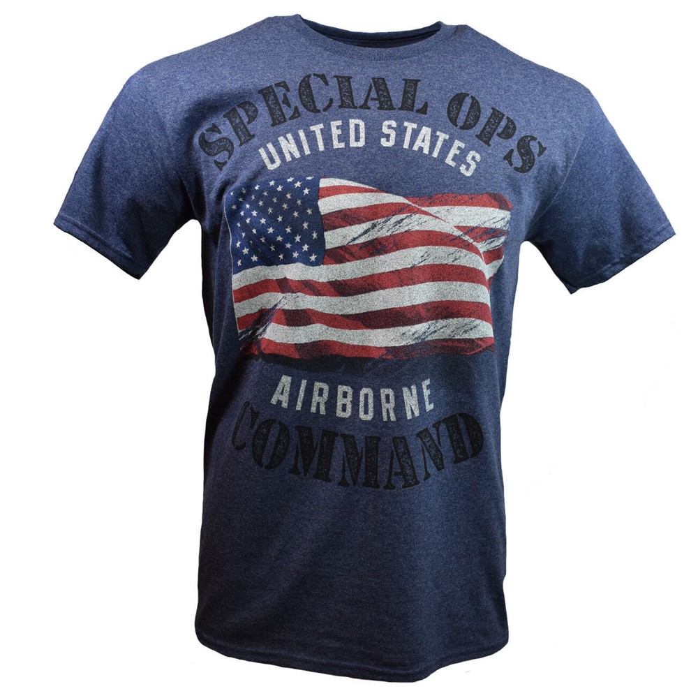 Men’s T-shirt NAVY SEALS -NEVER GIVE UP, NEVER QUIT -AIR BORN- NWT