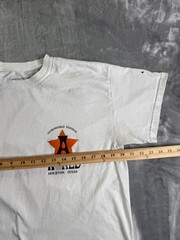 Travis Scott Astroworld Festival 2018 T-Shirt Houston Texas White Cotton M Used