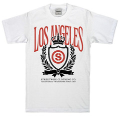 Streetwise City Crest Graphic T-Shirt White M-L-XL-2XL-3XL-4XL-5XL