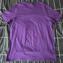 Chadwick Boseman Wakanda Forever Pose Marvel Black Panther T-shirt (Purple) – XL