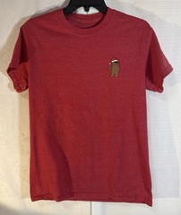 Riot Society Holiday Bear crewneck t-shirt Men’s Small Red 100% Cotton