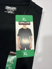 Kirkland Signature Shirt Men’s XL Black Pima Cotton Basic Solid Tee