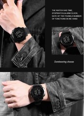 SNE Digital Watch Sports Waterproof Military Back Light Small Watch for Men B…