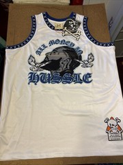 NEW LIMITED EDITION! NIPSEY HUSSLE All Money In Hustle Brand X LA Jersey Mens XL