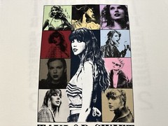 2000s Y2K 2023 Taylor Swift Eras Tour US Tour Dates Music Promo T-Shirt, XXL NEW