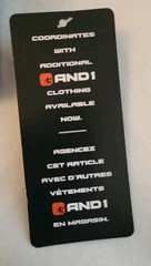 AND1 Men’s Graphic T-Shirt, Size M Color Navy