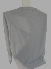 A4 N3165 Men’s Performance T-Shirt XXL Gray Long Sleeve Polyester Cooling Dri-Fi