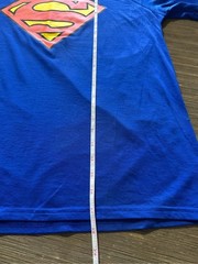 Under Armour Blue Short-Sleeve Tee with Red & Yellow Superman Logo