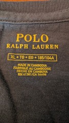 Polo Ralph Lauren Men’s XL Gray V-Neck T-Shirt Pony Logo Classic Casual Tee