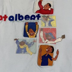 Vintage Fat Albert Shirt Mens XL Blue Platinum FUBU Cartoon Tee Hip Hop 2000s