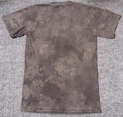 The Mountain Shirt Mens Small Wolf Face Graphic Tie Dye Gray Nature Animal