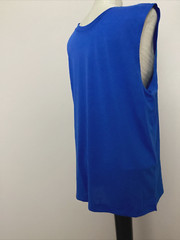 ATHLETIC WORKS DRIWORKS BLUE FIRE TRI BLEND MUSCLE Tank Sz M*