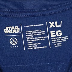 STAR WARS NEFF Mens Mandalorian Shirt Extra Large XL Blue Comic Long Sleeve NWT