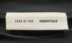 Fear of God Essentials Jet Black T-Shirt Men’s Medium Gently Used With Tags