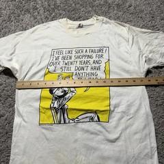 Vintage 80s Roy Lichtenstein Pop Art Funny Shopping Mens M Fits S Tee Single
