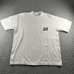 The Motoring Club Shirt Mens L Pocket VW Bus Graphic Back Print White Kindred
