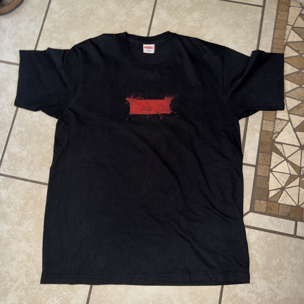 Supreme Ralph Steadman Box Logo Tee (SS22 Used Size Large Black)