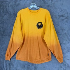 Disney The Lion King Broadway Spirit Jersey Yellow Orange Ombre Small Oversized