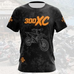 Motorcycle T-shirt / Moto Gift for KTM 300 XC Biker / Motorbike Graphic Tee