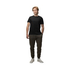 Men Women Unisex 100% Organic Cotton Combed White Black T-Shirt