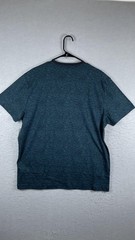 Goodthreads Shirt Mens XL Green Black Wave Stripe Crewneck Casual Short Sleeve