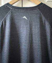 NEW Tommy Bahama IslandZone Delray Crew Tee Shirt, Men’s Medium, Jet Black