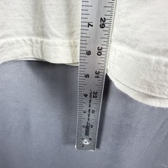 Vintage White T Shirt XL AT&T Cares Cool Graphic Cotton Front Back Hits