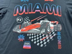 Miami Grand Prix Shirt Mens Large Black F1 Racing 2025 Tee