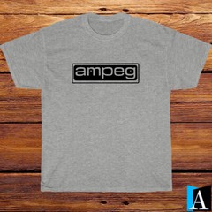 New Shirt Ampeg Amps Bass Amp Guitar Logo White/Black /Grey /Navy T-Shirt S-3XL